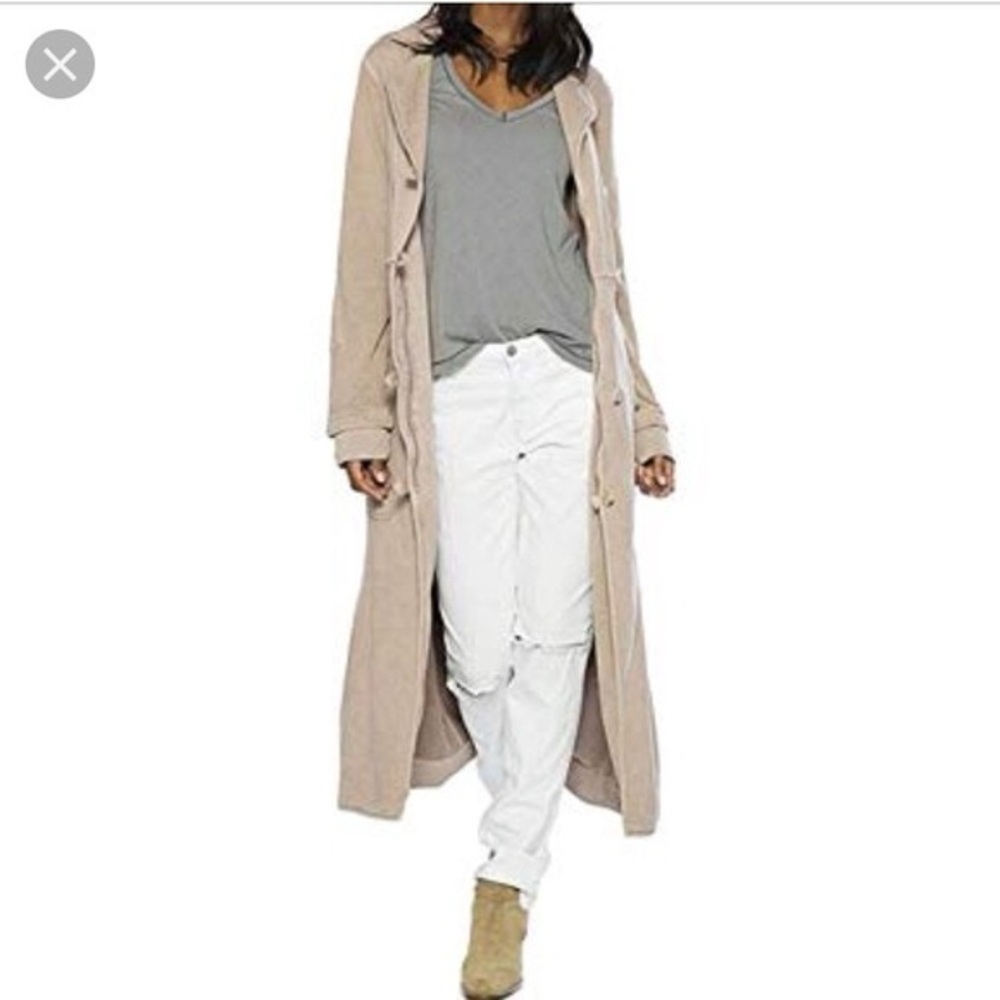 Peace Love World "Carmen" Trench Coat in Cocoa